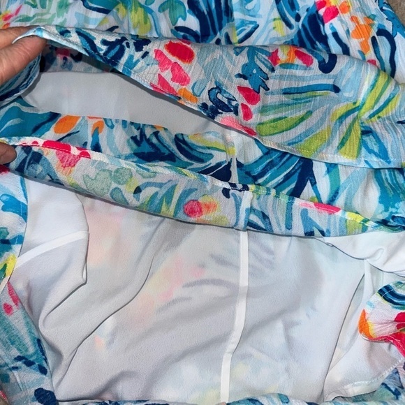 Lilly Pulitzer Bellamie Open Cold Shoulder Serene Blue Tippy Top Swing Dress XS - Picture 13 of 15